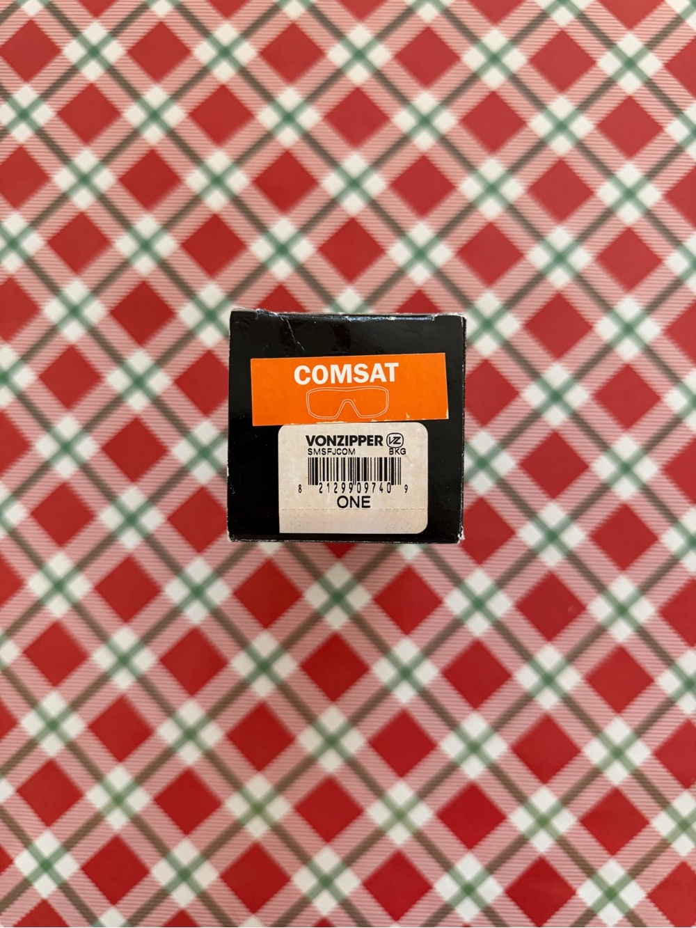 Von Zipper Comsat Black Sunglasses Box with Orange COMSAT Label - Picture 2 of 6
